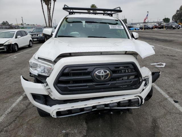 5TFRX5GN6KX154479 - 2019 TOYOTA TACOMA ACCESS CAB WHITE photo 5