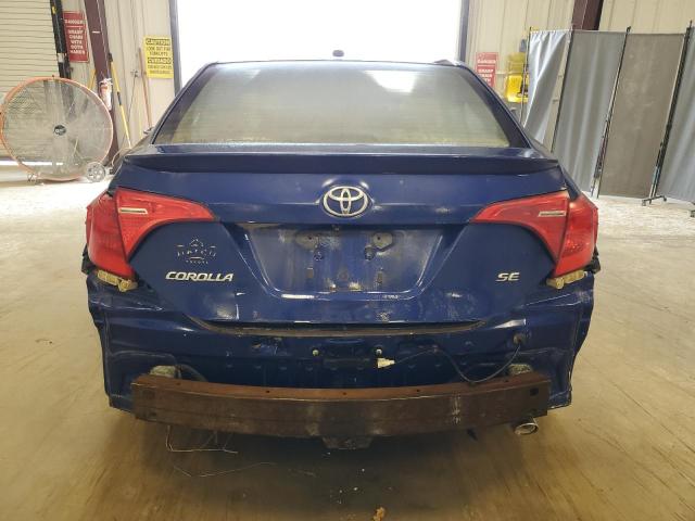 2T1BURHE3JC058449 - 2018 TOYOTA COROLLA L BLUE photo 6