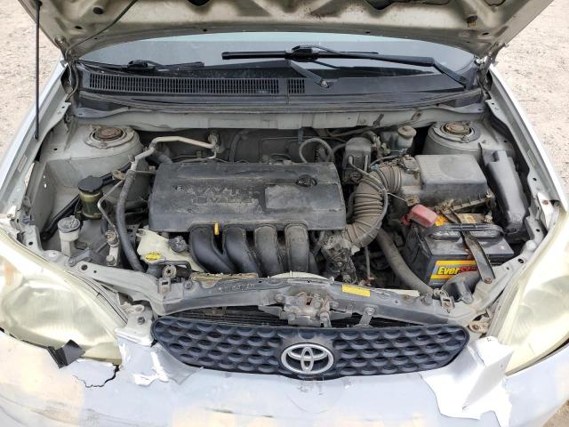 2T1KR32E83C072020 - 2003 TOYOTA COROLLA MA XR SILVER photo 12