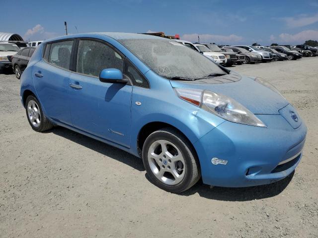 JN1AZ0CP3CT021188 - 2012 NISSAN LEAF SV BLUE photo 4