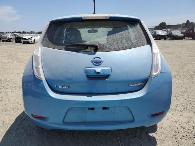 JN1AZ0CP3CT021188 - 2012 NISSAN LEAF SV BLUE photo 6