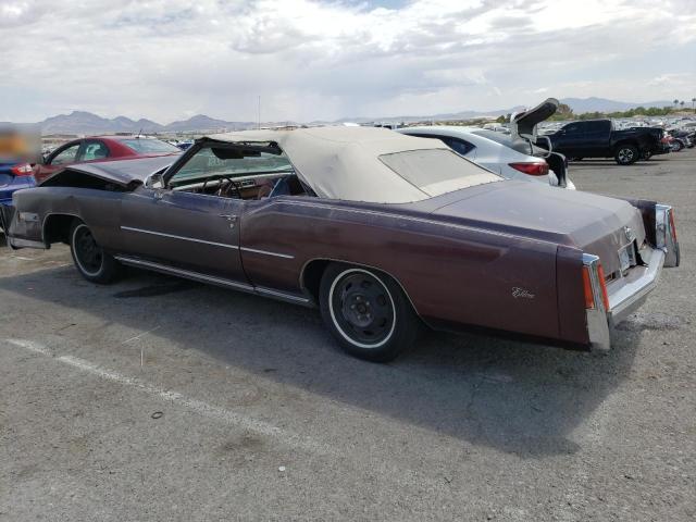 6L67S5Q275891 - 1975 CADILLAC ELDORADO PURPLE photo 2