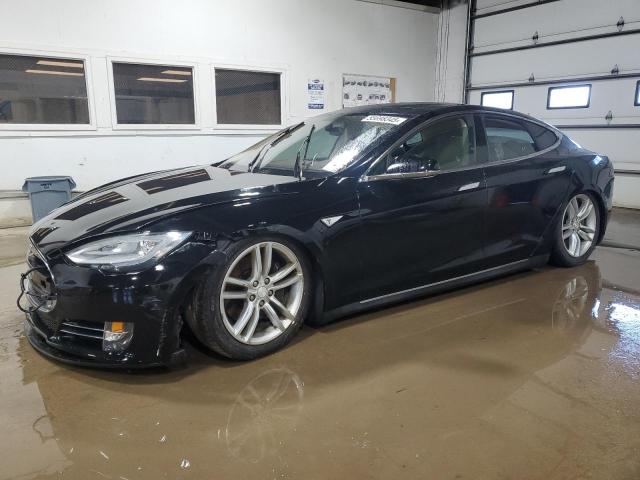 5YJSA1CG1DFP03666 - 2013 TESLA MODEL S BLACK photo 1