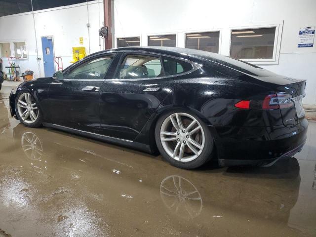 5YJSA1CG1DFP03666 - 2013 TESLA MODEL S BLACK photo 2