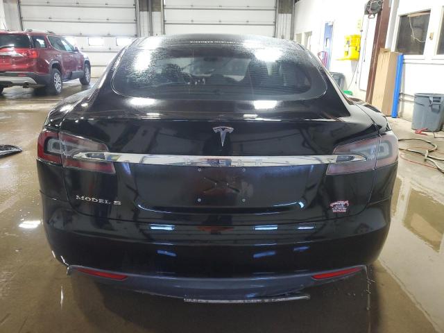 5YJSA1CG1DFP03666 - 2013 TESLA MODEL S BLACK photo 6