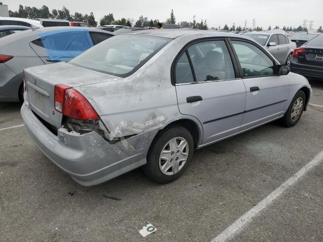 1HGES16375L028893 - 2005 HONDA CIVIC DX VP SILVER photo 3