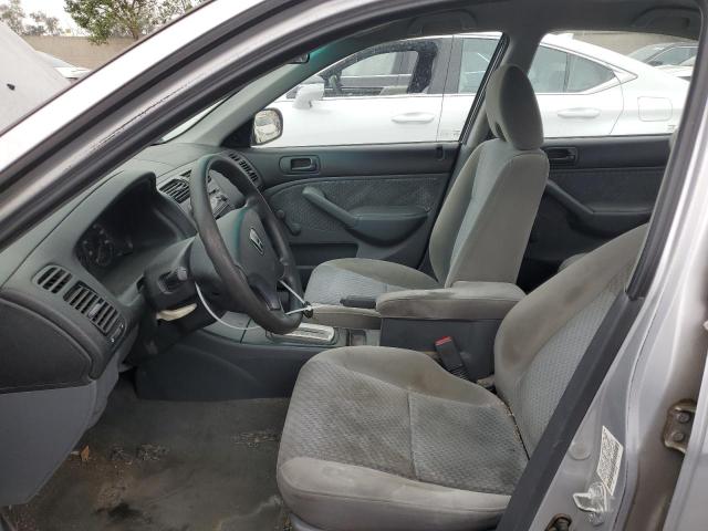 1HGES16375L028893 - 2005 HONDA CIVIC DX VP SILVER photo 7