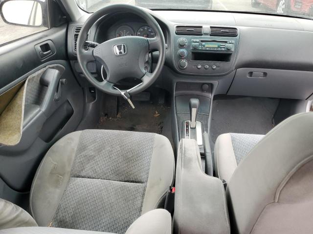1HGES16375L028893 - 2005 HONDA CIVIC DX VP SILVER photo 8