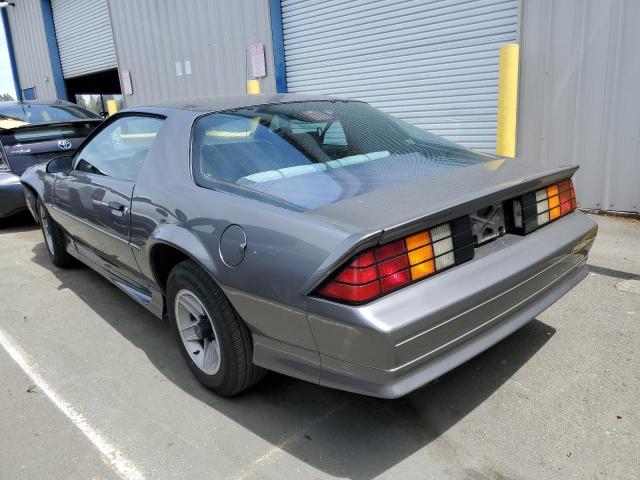 1G1FP23T1ML182117 - 1991 CHEVROLET CAMARO RS GRAY photo 2