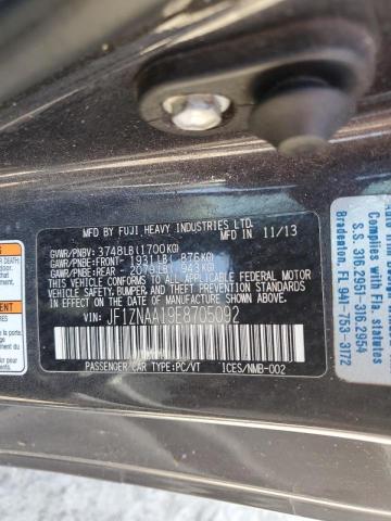 JF1ZNAA19E8705092 - 2014 TOYOTA SCION FR-S 灰色 照片 12