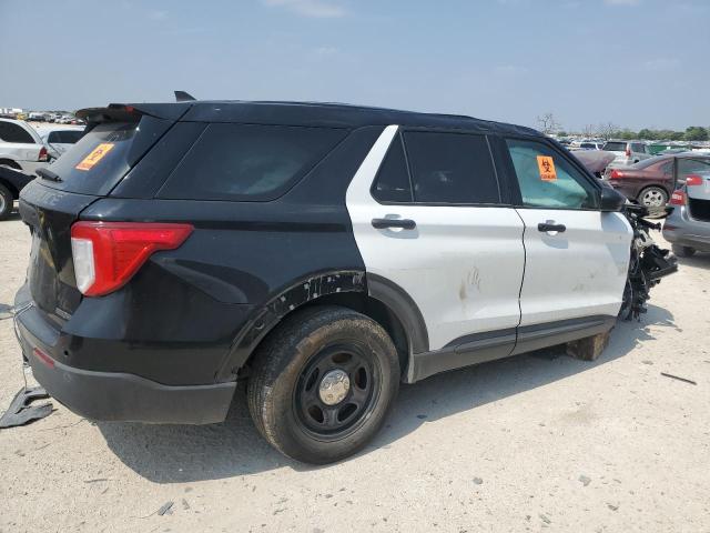 1FM5K8AB4MGA43280 - 2021 FORD EXPLORER POLICE INTERCEPTOR 双色 照片 3