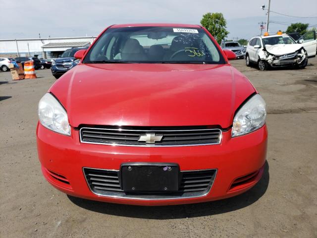 2G1WT57KX91221489 - 2009 CHEVROLET IMPALA 1LT RED photo 5