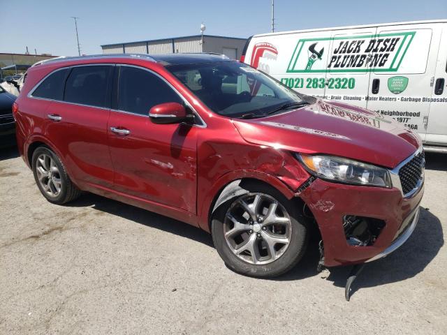 5XYPK4A55HG318275 - 2017 KIA SORENTO SX RED photo 4