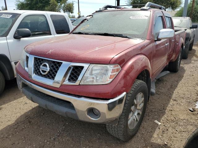 1N6AD0FV9CC453075 - 2012 NISSAN FRONTIER SV BURGUNDY photo 1