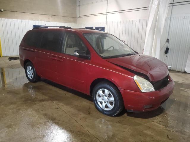 KNDMG4C36A6338060 - 2010 KIA SEDONA LX RED photo 4