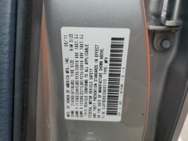 5J8TB2H51CA001113 - 2012 ACURA RDX TECHNOLOGY SILVER photo 14