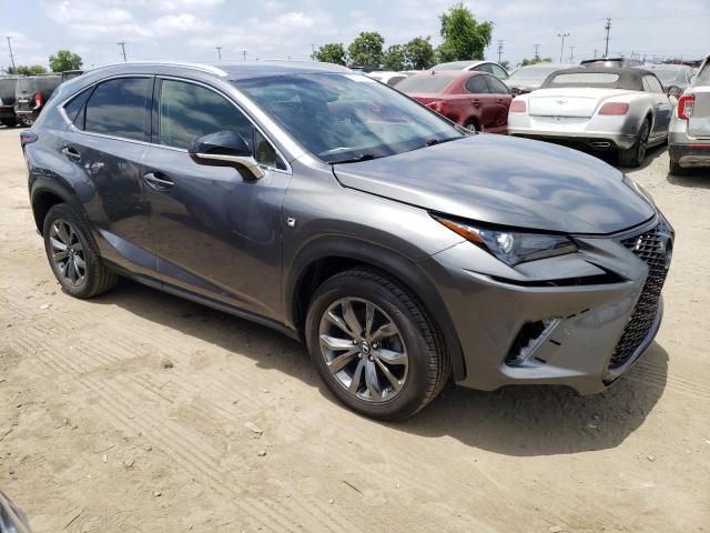 JTJYARBZ1K2138862 - 2019 LEXUS NX 300 BASE ნაცრისფერი ფოტო 4