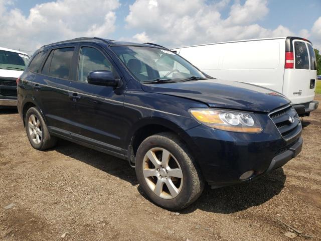 5NMSH13E49H244679 - 2009 HYUNDAI SANTA FE SE BLUE photo 4