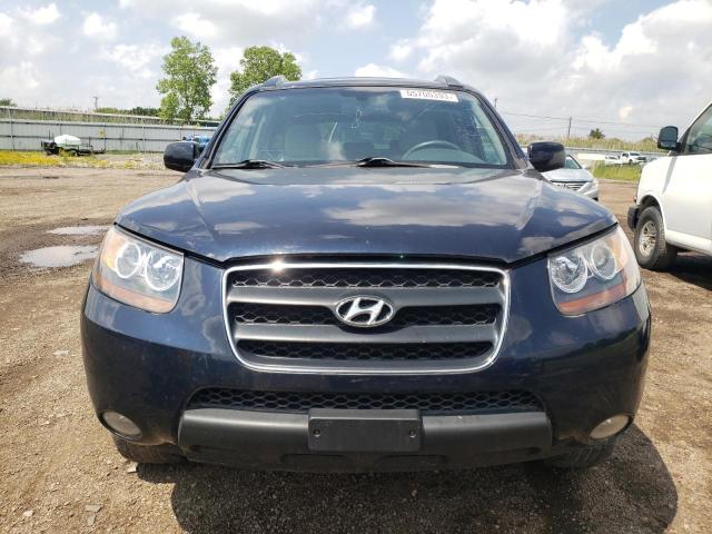 5NMSH13E49H244679 - 2009 HYUNDAI SANTA FE SE BLUE photo 5