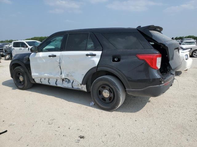 1FM5K8AB5MGA43286 - 2021 FORD EXPLORER POLICE INTERCEPTOR 双色 照片 2