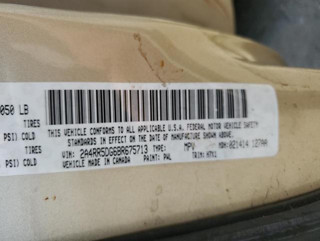 2A4RR5DG6BR675713 - 2011 CHRYSLER TOWN & COU TOURING 棕色 照片 14