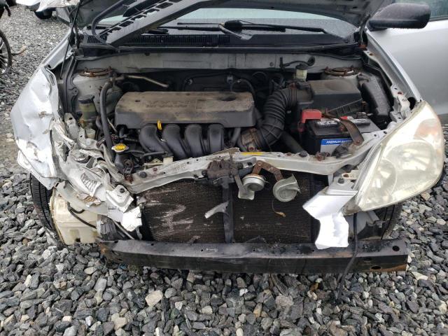 2T1KR32E27C626559 - 2007 TOYOTA COROLLA MA XR SILVER photo 11
