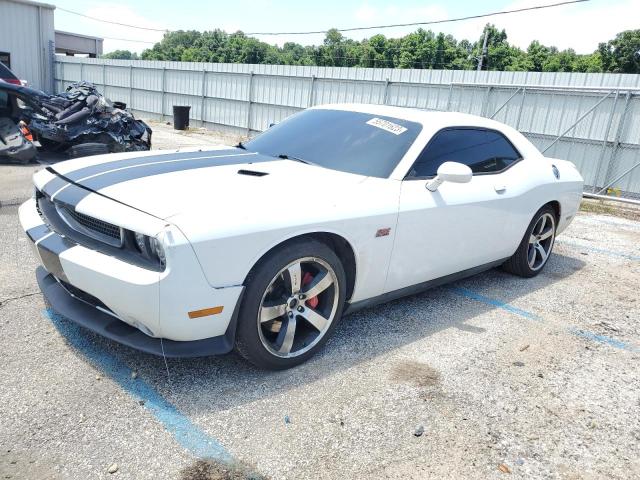 2C3CDYCJ7CH118801 - 2012 DODGE CHALLENGER SRT-8 WHITE photo 1