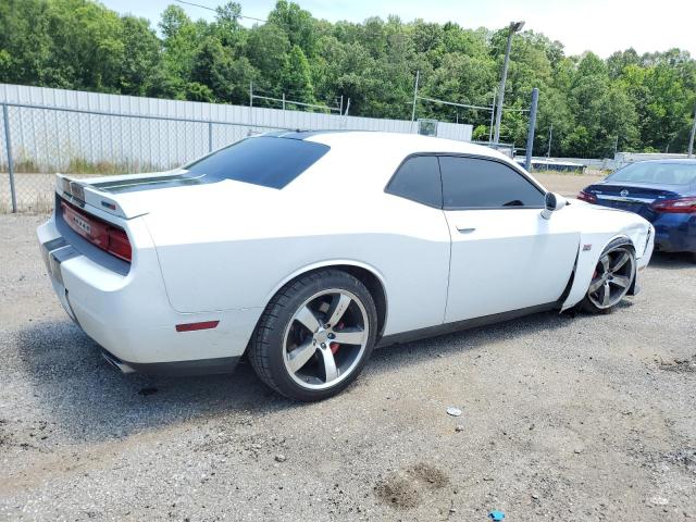 2C3CDYCJ7CH118801 - 2012 DODGE CHALLENGER SRT-8 WHITE photo 3