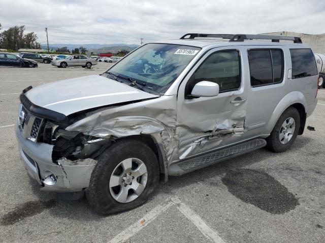 5N1AR18U75C705225 - 2005 NISSAN PATHFINDER LE SILVER photo 1