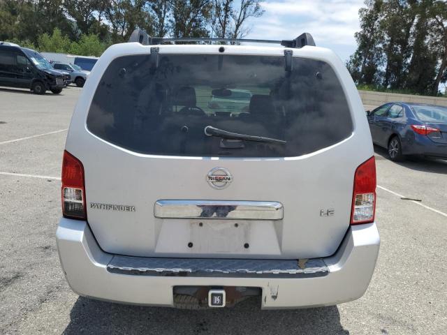 5N1AR18U75C705225 - 2005 NISSAN PATHFINDER LE SILVER photo 6