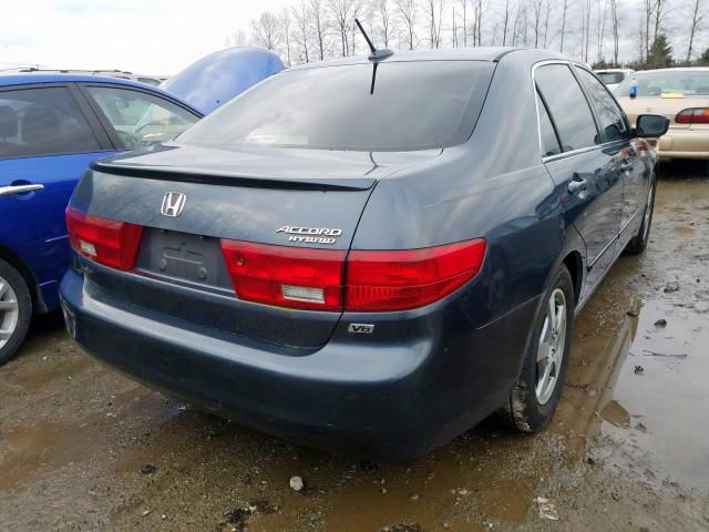 JHMCN36545C009615 - 2005 HONDA ACCORD HYBRID  photo 4