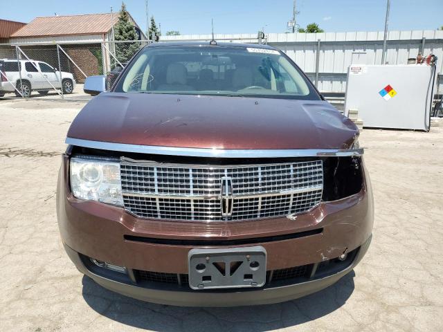 2LMDU88C19BJ11364 - 2009 LINCOLN MKX BURGUNDY photo 5