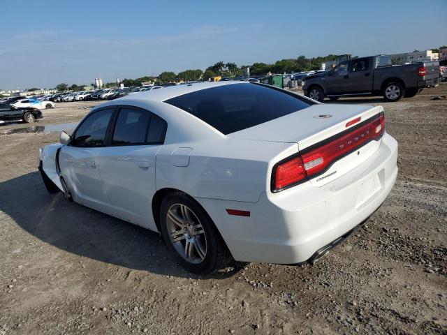 2C3CDXAT3DH701334 - 2013 DODGE CHARGER POLICE WHITE photo 2