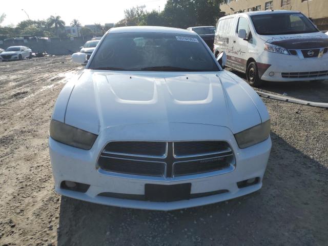 2C3CDXAT3DH701334 - 2013 DODGE CHARGER POLICE WHITE photo 5