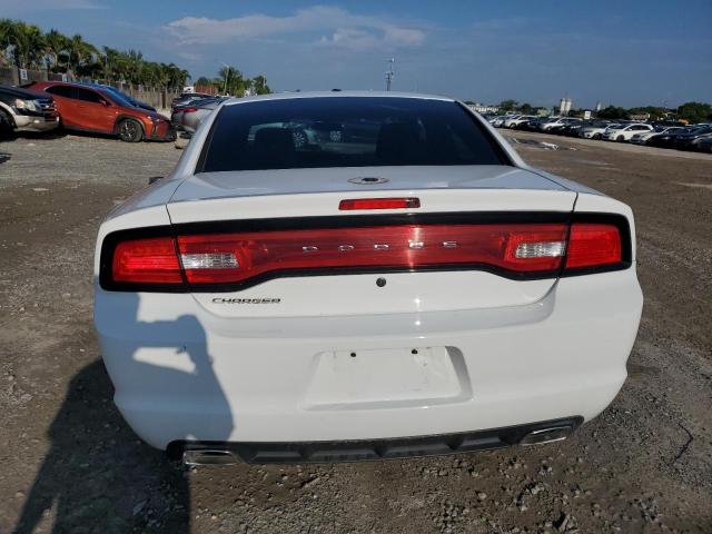 2C3CDXAT3DH701334 - 2013 DODGE CHARGER POLICE WHITE photo 6