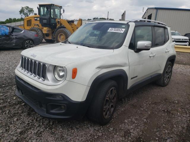 ZACCJADT5FPB33182 - 2015 JEEP RENEGADE LIMITED WHITE photo 1