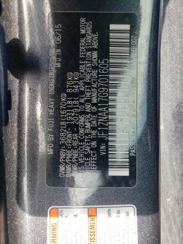 JF1ZNAA17G9701605 - 2016 TOYOTA SCION FR-S CHARCOAL photo 12