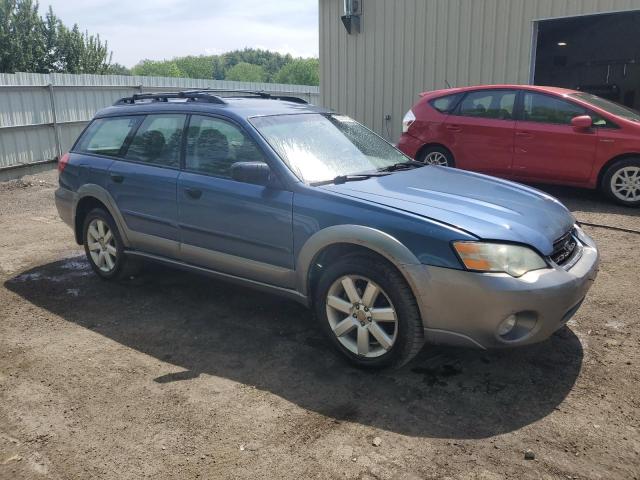 4S4BP61C567335766 - 2006 SUBARU LEGACY OUTBACK 2.5I BLUE photo 4