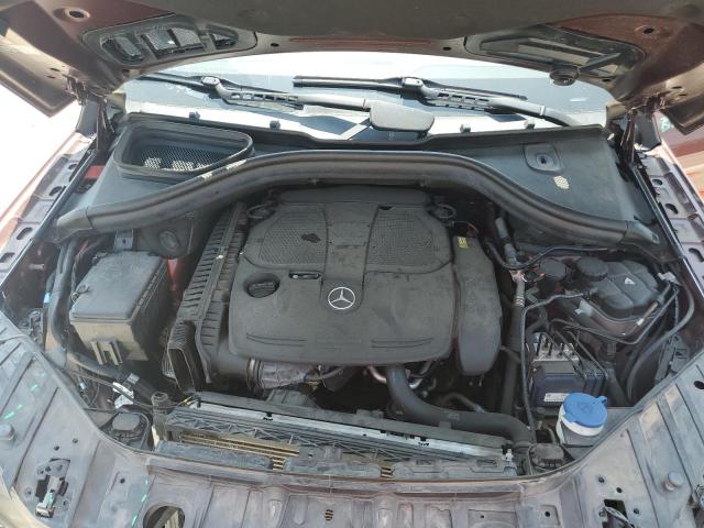 4JGDA5HB7FA450616 - 2015 MERCEDES-BENZ ML 350 4MATIC BURGUNDY photo 11