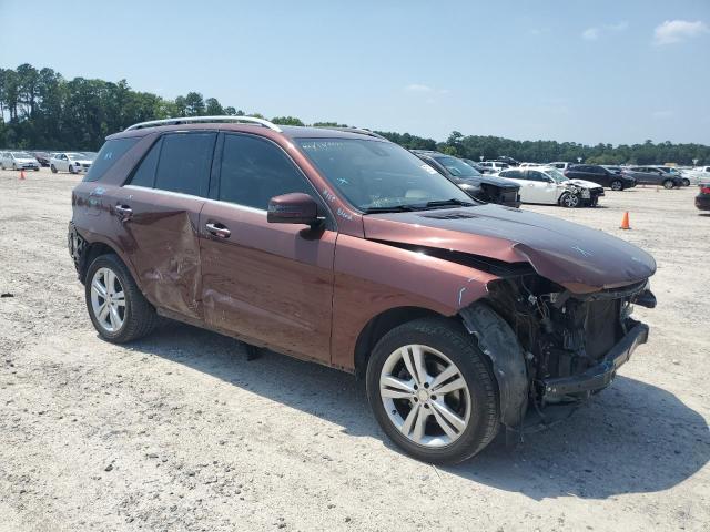 4JGDA5HB7FA450616 - 2015 MERCEDES-BENZ ML 350 4MATIC BURGUNDY photo 4