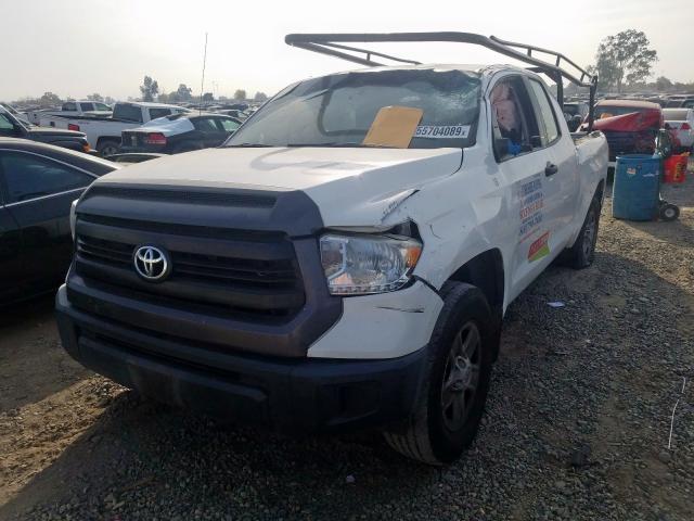 5TFRM5F19EX074167 - 2014 TOYOTA TUNDRA DOUBLE CAB SR/SR5  photo 2