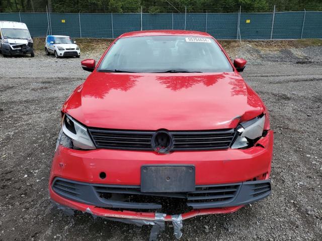 3VWDZ7AJ0BM394393 - 2011 VOLKSWAGEN JETTA SE RED photo 5