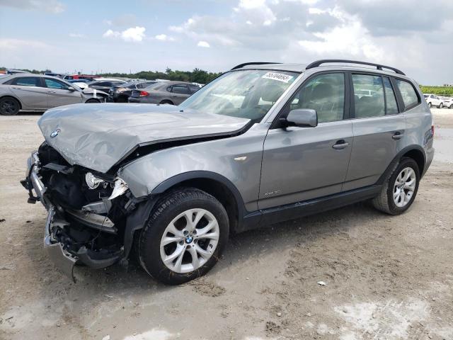 WBXPC93419WJ26745 - 2009 BMW X3 XDRIVE30I GRAY photo 1