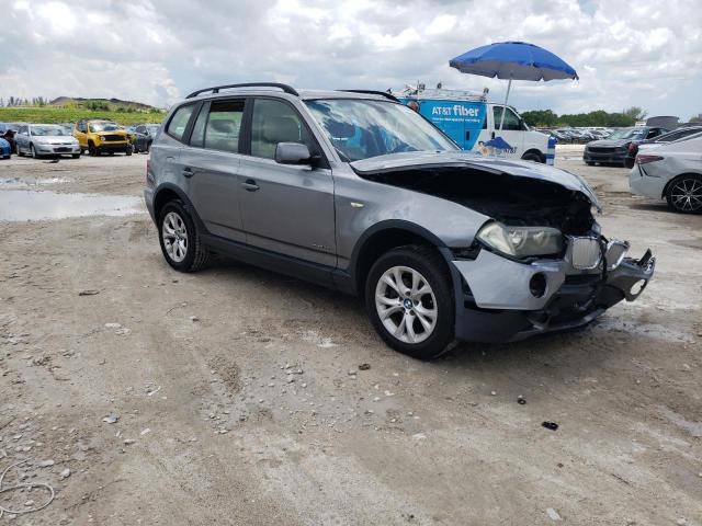 WBXPC93419WJ26745 - 2009 BMW X3 XDRIVE30I GRAY photo 4