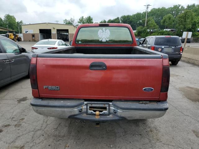 1FTNF21L21ED52977 - 2001 FORD F-250 SUPER DUTY RED photo 6