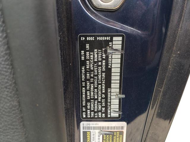 WVWFA71F19V009762 - 2009 VOLKSWAGEN EOS LUX 蓝色 照片 12