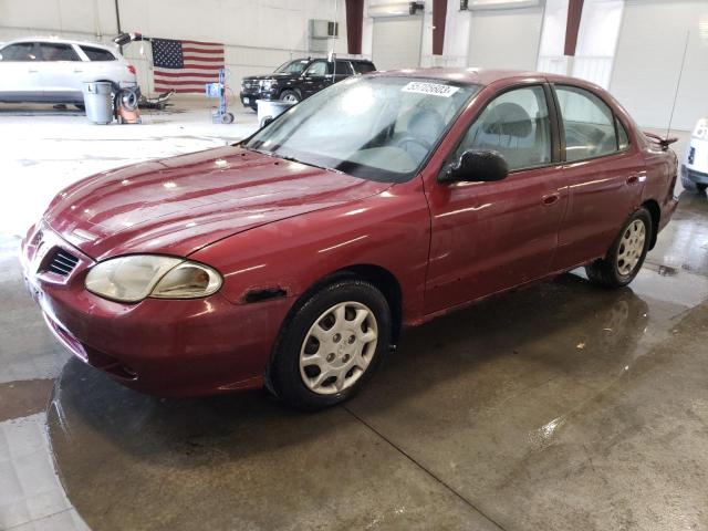 KMHJF25F4XU863684 - 1999 HYUNDAI ELANTRA BASE BURGUNDY photo 1