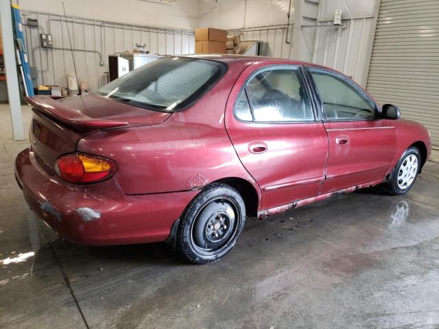 KMHJF25F4XU863684 - 1999 HYUNDAI ELANTRA BASE BURGUNDY photo 3