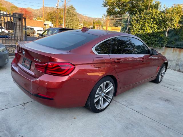 WBA4J1C51KBM17515 - 2019 BMW 430I GRAN COUPE MAROON photo 4