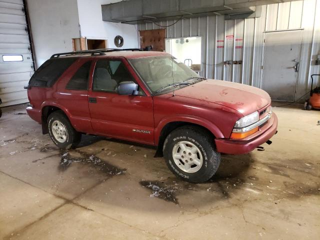 1GNCT18W5XK213258 - 1999 CHEVROLET BLAZER RED photo 4